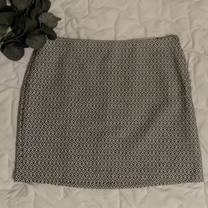 Black and white skirt